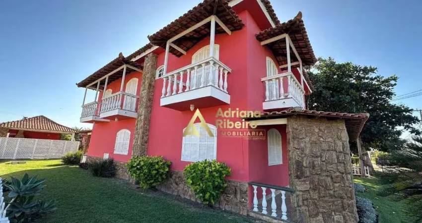 Casa com 4 dormitórios à venda, 270 m² por r$ 550.000,00 - orla 500 (tamoios) - cabo frio/rj