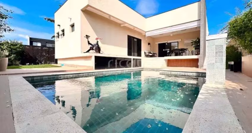 Alphavile II casa térrea com 3 suites, espaço gourmet e piscina - avalia troca