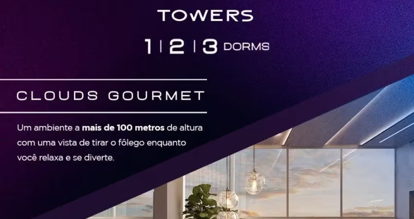 Apartamento - kingdoom towers - jardim das colinas, 50 m² - 1 suíte, 1 vaga