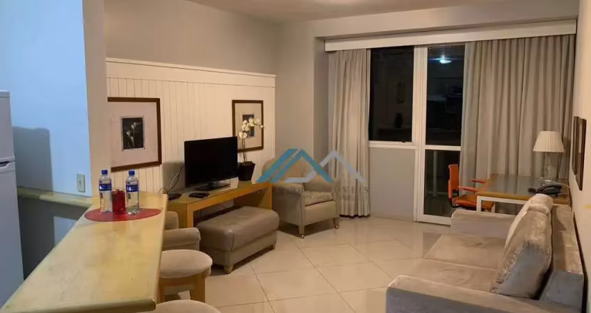 Flat mobiliado com 1 suíte para alugar, 54 m² por r$ 5.500/mês - edifício sequóia - barueri/sp