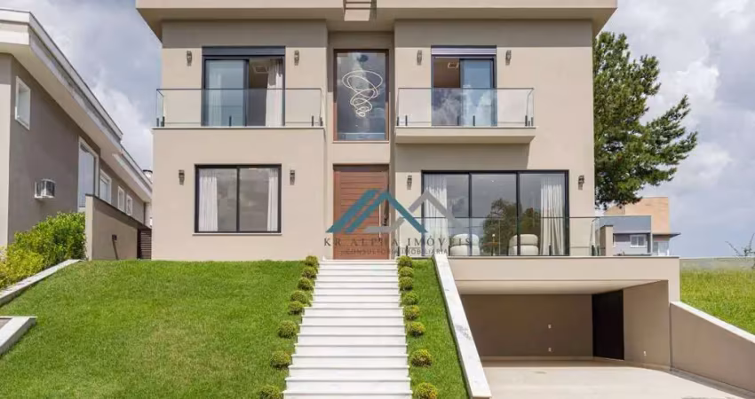 Linda casa mobiliada com 4 suítes à venda, 365 m² por r$ 4.850.000 - burle marx - santana de parnaíba/sp