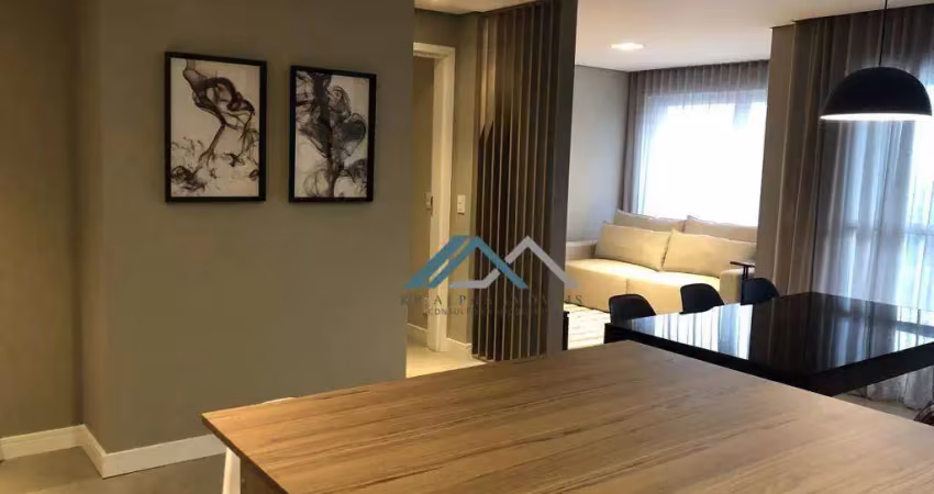 Apartamento mobiliado com 1 suíte, 67 m² - venda por r$ 1.200.000 ou aluguel por r$ 7.491/mês - edifício glass - barueri/sp