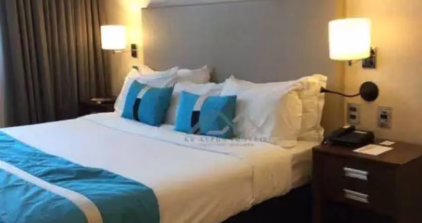 Flat mobiliado com 1 dormitório à venda, 36 m² por r$ 500.000 - radisson alphaville - barueri/sp