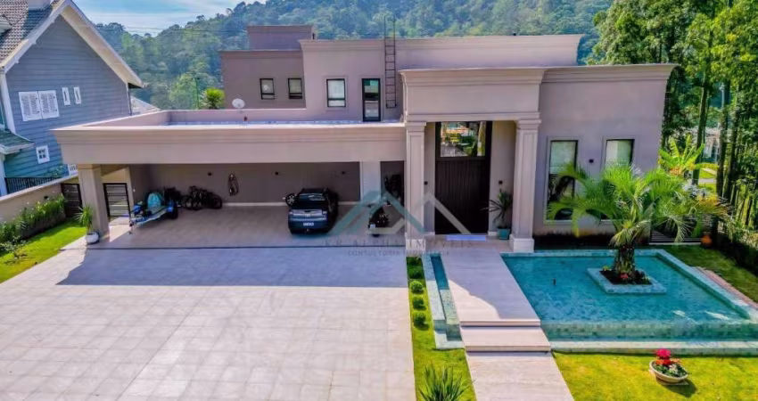 Mansão com 5 suítes, mobiliada à venda, 1000 m² por R$ 32.000.000 - Tamboré 1 - Barueri/SP