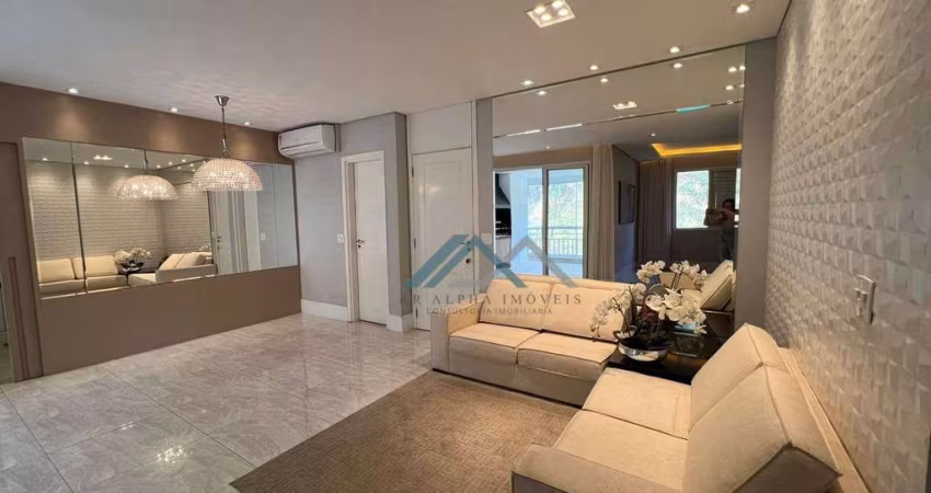 Apartamento Semimobiliado com 2 dormitórios, sendo 1 suíte para alugar, 123 m² por R$ 8.980/mês - Paisagem Tamboré - Santana de Parnaíba/SP