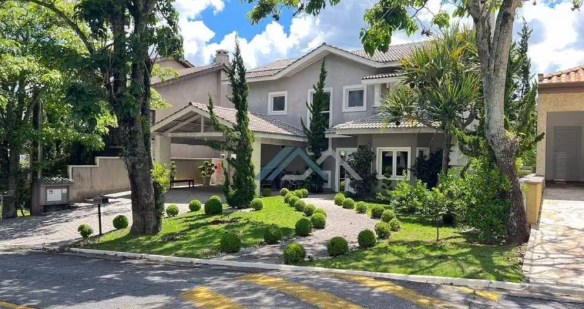 Casa mobiliada com 4 dormitórios, sendo 3 suítes à venda, 600 m² por R$ 4.134.000 - Residencial Morada dos Lagos - Barueri/SP