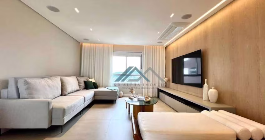 Lindo Apartamento Mobiliado e Decorado com 3 dormitórios, sendo 2 suítes à venda, 156 m² por R$ 2.660.000 - Edifício More - Barueri/SP