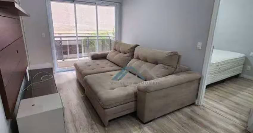 Lindo apartamento compacto e semimobiliado com 1 suíte à venda, 49 m² por r$ 720.000 - edifício wi-house - barueri/sp