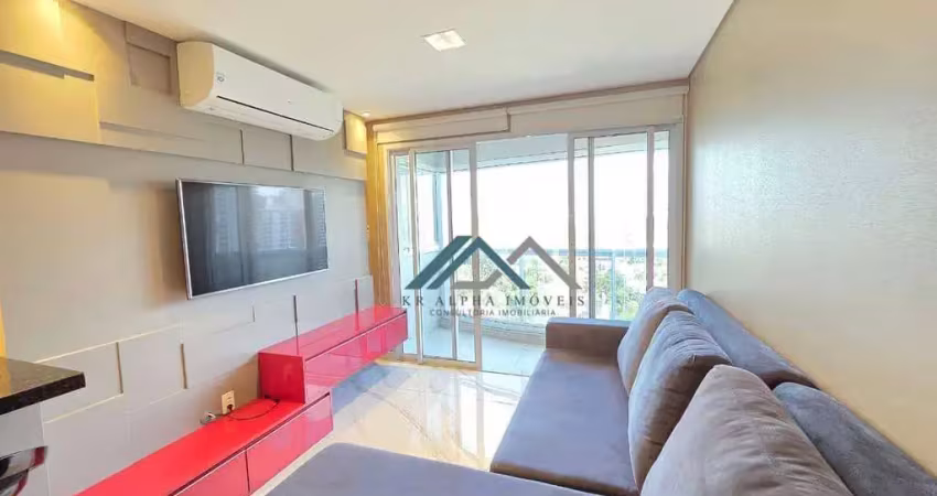 Apartamento mobiliado com 1 dormitório para alugar, 50 m² por r$ 6.130/mês - edifício novare - barueri/sp