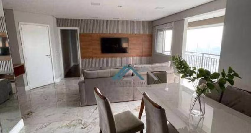 Apartamento Mobiliado com 3 dormitórios, sendo 1 suíte, 109 m² - venda por R$ 2.230.000 ou aluguel por R$ 12.551/mês - Edifício Bellini - Barueri/SP