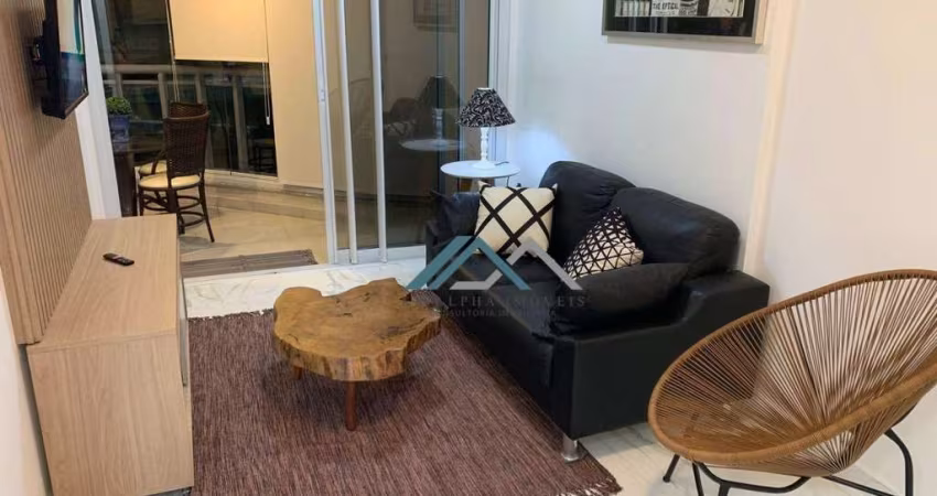 Apartamento Mobiliado com 1 suíte para alugar, 55 m² por R$ 5.500/mês - Edifício Wave - Barueri/SP