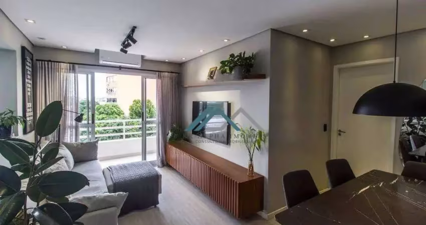 Apartamento com 3 dormitórios, sendo 1 suíte à venda, 78 m² por r$ 712.000 - edifício adélia - barueri/sp