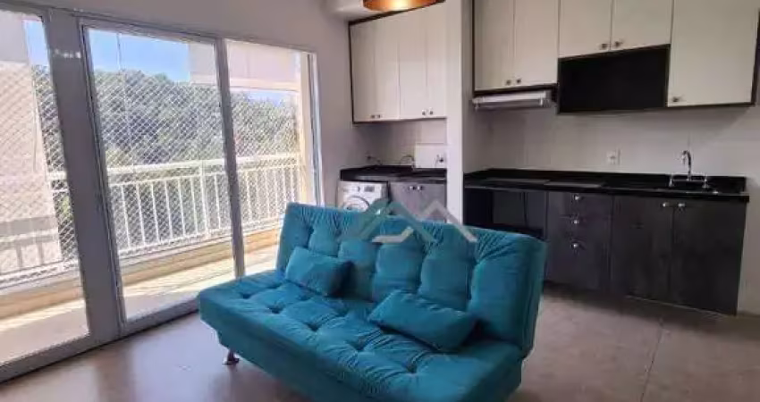 Apartamento semimobiliado com 1 suíte, 49 m² - venda por r$ 620.000 ou aluguel por r$ 4.703/mês - edifício trix tamboré - santana de parnaíba/sp