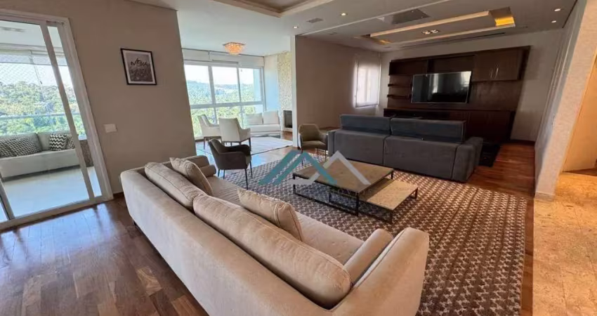 Apartamento com 3 suítes à venda, 322 m² por r$ 3.900.000 - edifício penthouses - santana de parnaíba/sp