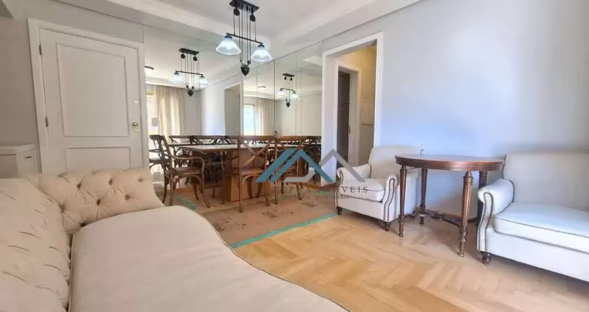 Apartamento mobiliado com 3 dormitórios, sendo 1 suíte para alugar, 107 m² por r$ 7.785/mês - edifício everest tower - barueri/sp