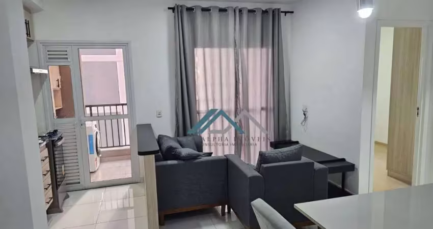 Apartamento mobiliado com 2 dormitórios para alugar, 52 m² por r$ 4.670/mês - apice park - barueri/sp