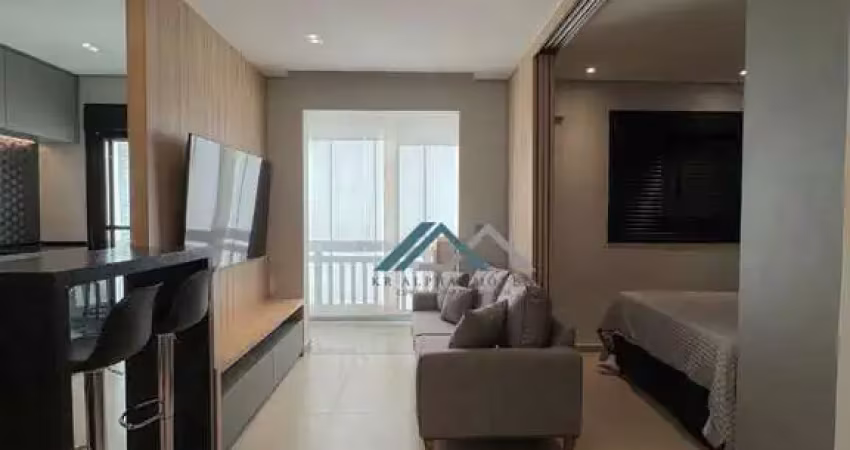 Studio mobiliado com 1 dormitório para alugar, 40 m² por r$ 6.613/mês - fiori - barueri/sp