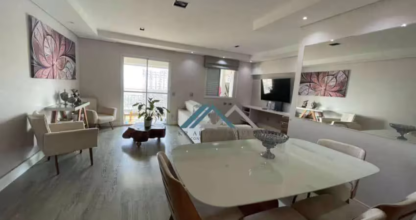 Apartamento mobiliado com 2 dormitórios, sendo 1 suíte à venda, 105 m² por r$ 955.000 - condomínio parque barueri - barueri/sp