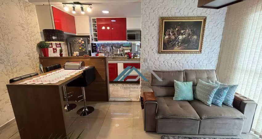Apartamento com 2 dormitórios à venda, 54 m² por r$ 425.000,00 - edifício vista bella barueri - barueri/sp