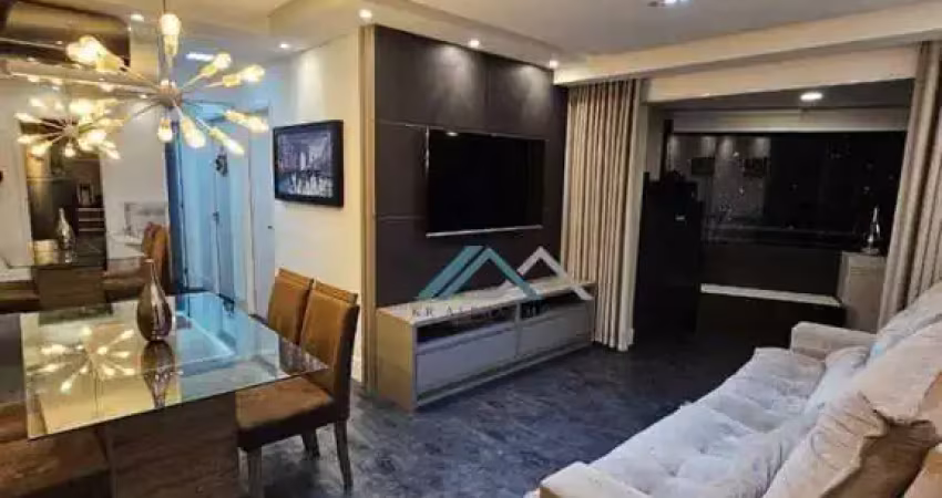 Apartamento semimobiliado com 3 dormitórios, sendo 1 suíte à venda, 87 m² por r$ 1.355.000 - edifício bellagio ecopark - barueri/sp