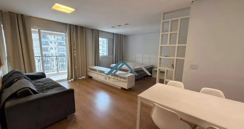 Studio mobiliado com 1 dormitório para alugar, 50 m² por r$ 4.080/mês - condomínio alpha park - barueri/sp