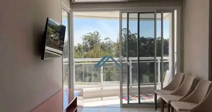 Apartamento mobiliado com 2 dormitórios, sendo 1 suíte à venda, 70 m² por r$ 1.165.000 - edifício wave - barueri/sp