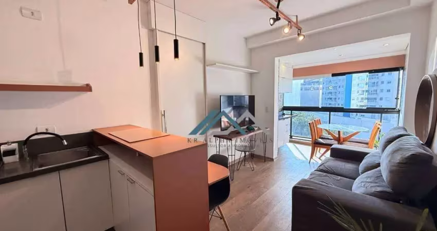 Apartamento mobiliado com 2 dormitórios para alugar, 49 m² por r$ 4.180/mês - cosmopolitan bethaville - barueri/sp