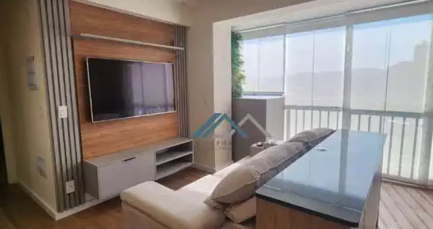 Apartamento mobiliado com 1 dormitório para alugar, 48 m² por r$ 5.375/mês - elos residencial club - barueri/sp