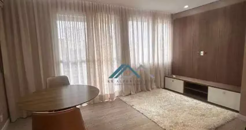 Apartamento mobiliado com 2 dormitórios, sendo 1 suíte para alugar, 58 m² por r$ 7.484/mês - edifício link studios - santana de parnaíba/sp