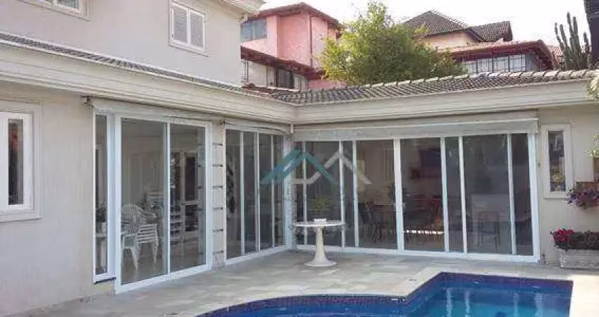 Casa com 4 dormitórios à venda, 465 m² por r$ 3.500.000,00 - residencial cinco (alphaville) - santana de parnaíba/sp