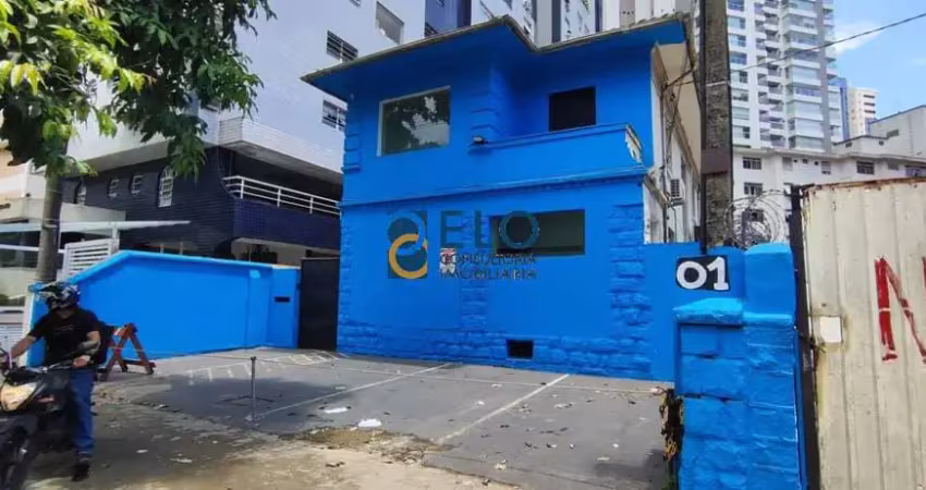 Casa comercial com 4 salas para alugar no Gonzaga, Santos 