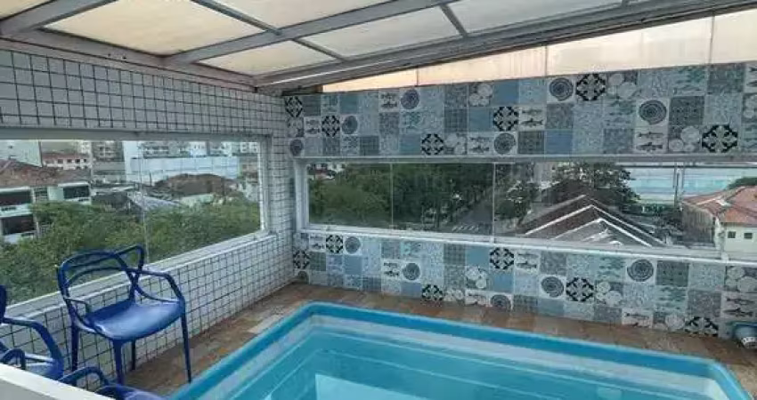 1,330 milhao. imperdível: apartamento para venda em santos-sp, 4 quartos, 2 suítes, 2 vagas, 154m² no campo grande!