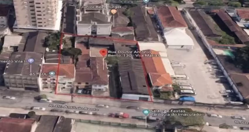 75 mil + iptu ou 7,5 milhoes. terreno para venda ou locação na vila mathias, santos-sp! espaço de 1.600 m² disponível para investimento.
