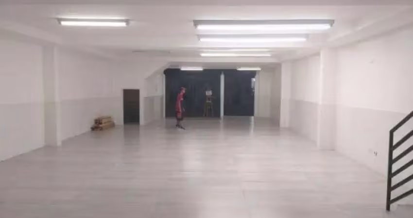 Locação de loja comercial na pompéia, santos-sp: sala com 2 banheiros e 150m² de área
