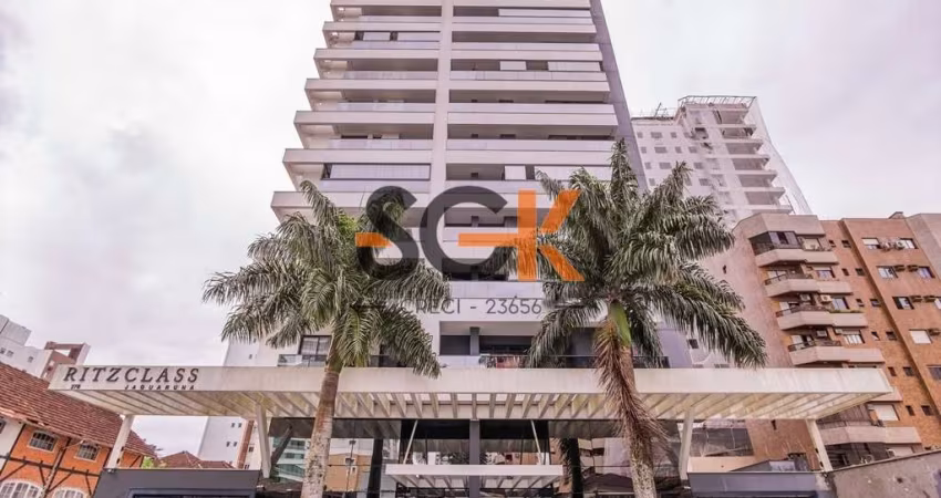 Apartamento de Alto Padrão Mobiliado no Centro de Joinville - 2 Suítes, Lavabo e 1 Vaga