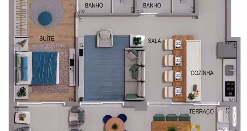 Apartamento com 2 quartos à venda na Rua Dempachi Nakayama, 356, Jardim Esperança, Barueri