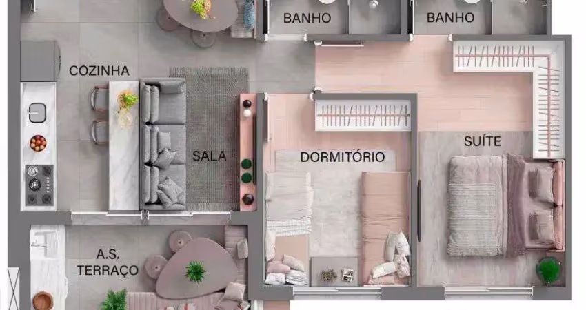 Apartamento com 2 quartos à venda na Rua Rondonia, 111, Nova Aldeinha, Barueri