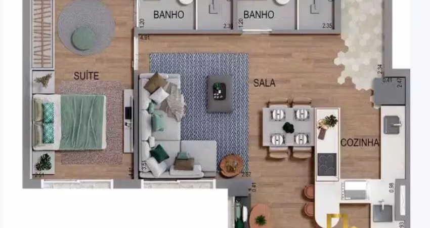 Apartamento com 2 quartos à venda na Rua Dempachi Nakayama, 356, Jardim Esperança, Barueri