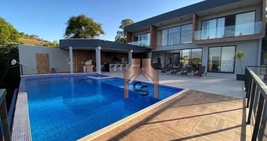 Chácara com 7 dormitórios à venda, 2000 m² por r$ 8.500.000 - igarata - igaratá/sp-