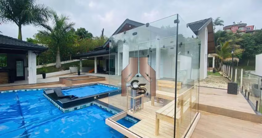 Chácara com 6 dormitórios à venda, 1700 m² por r$ 2.200.000,01 -  igarata  - igaratá/sp