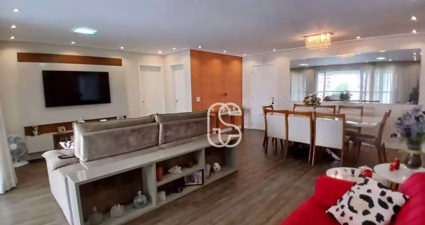 Apartamento com 3 suítes lavabo 3 vagas à venda, 154 m² por r$ 1.650.000 - jardim flor da montanha - guarulhos/sp