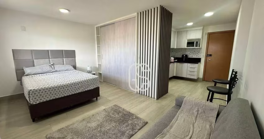 Studio com 1 dormitório para alugar, 37 m² por r$ 2.954/mês - centro - guarulhos/sp (via alameda)