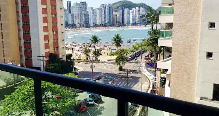 Residencial ilha de ibiza apartamento com 3 dormitórios à venda, 110 m² por r$ 950.000 - praia das asturias frente mar - guarujá/sp