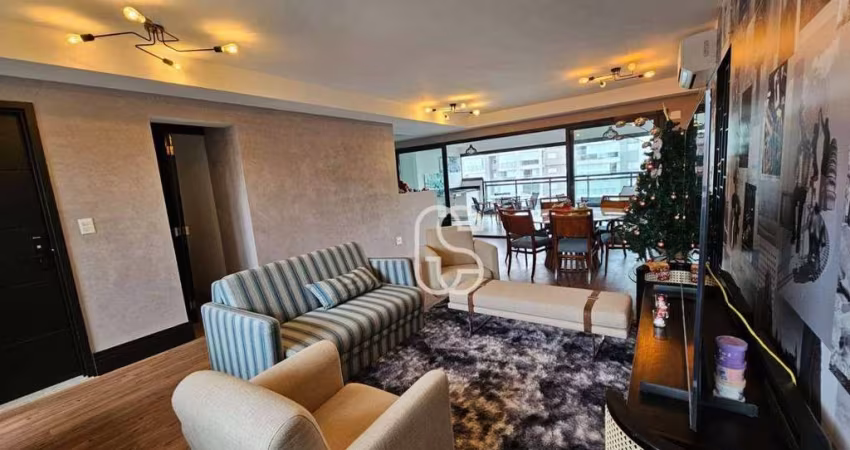 Apartamento com 3 dormitórios à venda, 163 m² por R$ 3.300.000,00 - Moema - São Paulo/SP