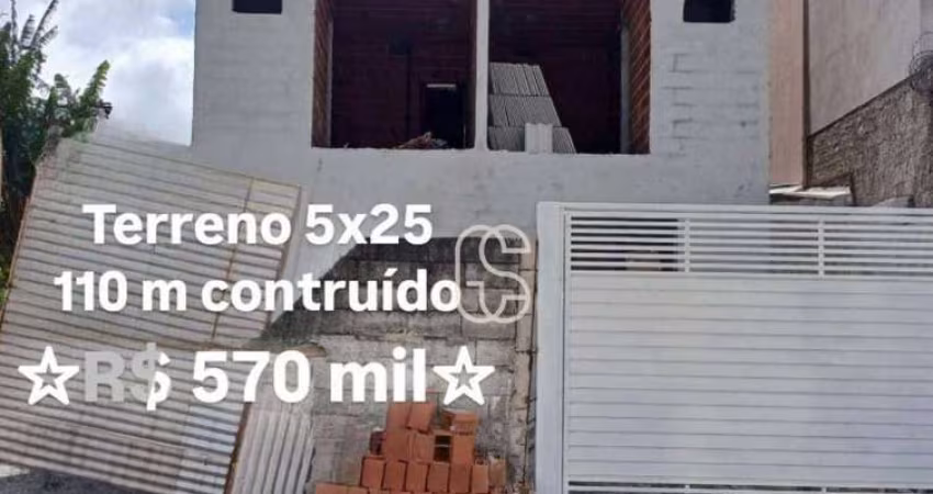 Sobrado com 3 dormitórios 1 suíte 2 vagas à venda por R$ 570.000 - Jardim Santa Clara - Guarulhos/SP