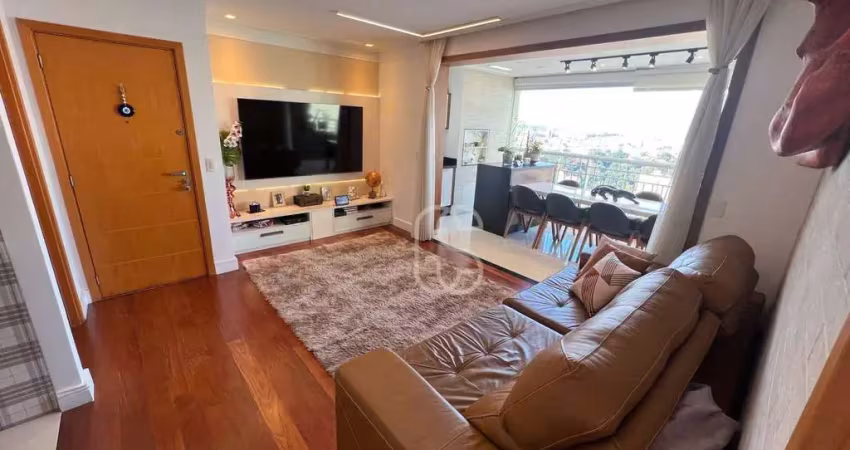 Lindissimo apartamento com 2 suítes, 94 m² - venda por r$ 1.300.000 ou aluguel por r$ 7.326/mês - centro-guarulhos/sp-condomínio via jardins do bosque