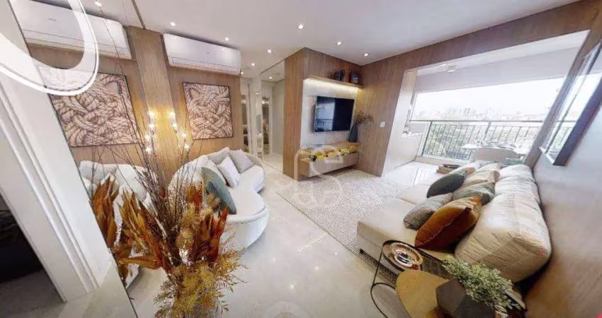 Apartamento com 2 dormitórios à venda, 69 m² por r$ 733.565,00 - ipiranga - são paulo/sp