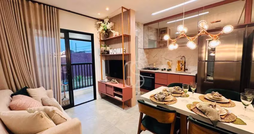 Apartamento com 2 dormitórios à venda, 42 m² por r$ 295.000 - jardim vila galvão - guarulhos/sp em construção
