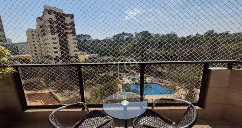 Apartamento com 4 dormitórios para alugar, 168 m² por r$ 10.875,00/mês - bosque maia - guarulhos/sp