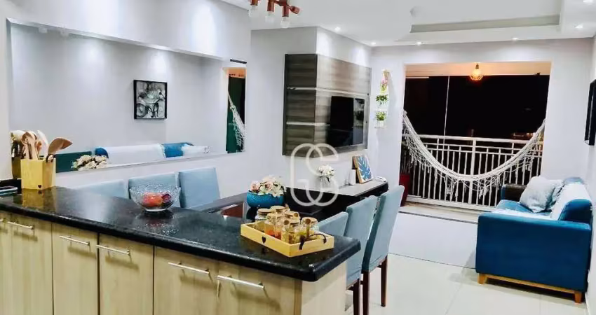 Apartamento com 3 dormitórios à venda, 63 m² por r$ 474.000 - ponte grande - guarulhos/sp(condominio parque do sol)